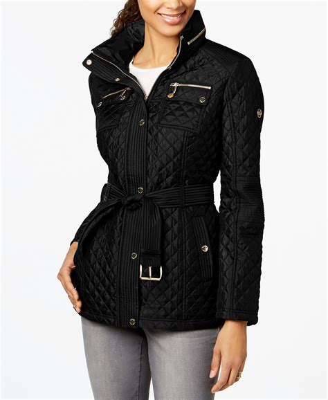 michael kors collection coat|michael kors ladies padded coats.